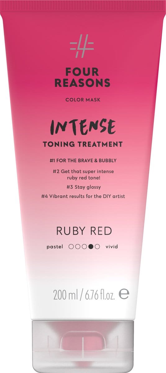 Four Reasons - Color Mask Intense Toning Treatment Ruby Red - 200ml