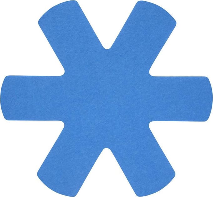 Papillon Panbeschermer Ster - 38 cm - Set van 3 Stuks - Blauw