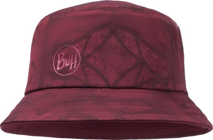 BUFF® Trek Bucket Hat Calyx Dark Red - Zonnehoed -