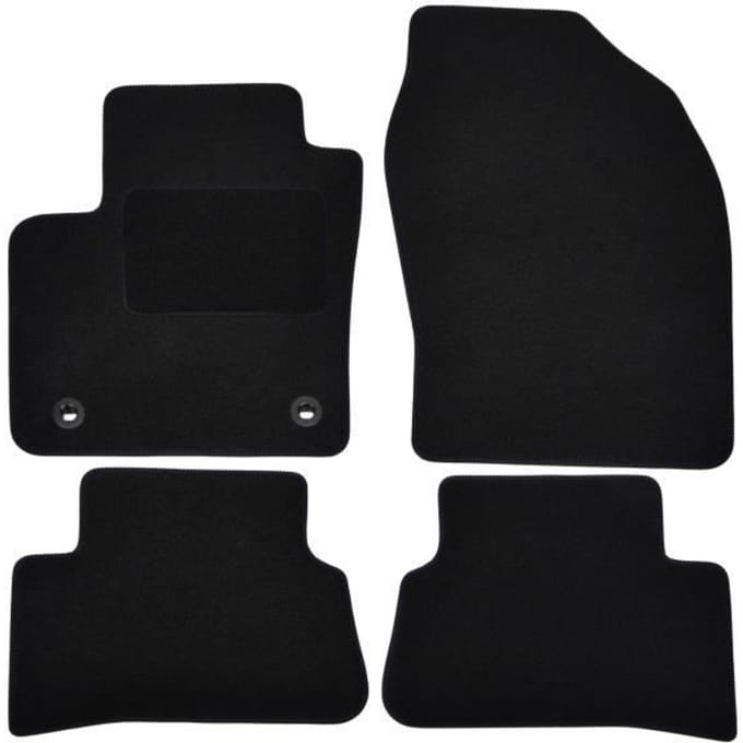 Tapis de sol - Toyota - C-HR - Velours noir - 4 pièces - Ajustement précis