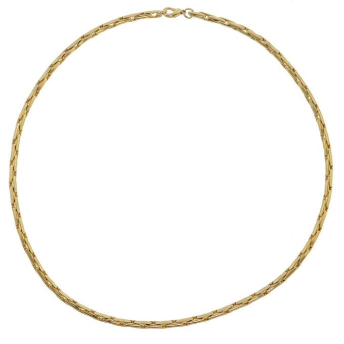 Behave Ketting - klassiek - dames - schakelketting - goud kleur - 50 cm