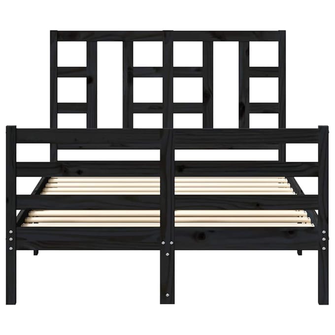 vidaXL - Hoofdbord - 206x4x100 - cm - massief - grenenhout - honingbruin