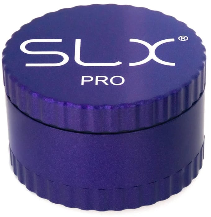 SLX Pro Grinder Aluminium Non Sticky 62 mm, Purple Haze