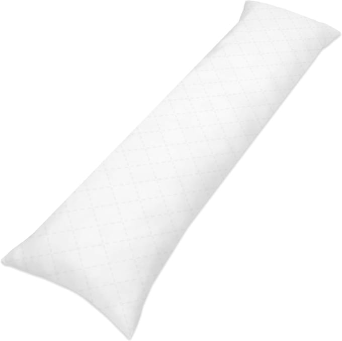 SNJY® Zijslaapkussen - Langwerpig Kussen - Lichaamskussen - 40 x 145 cm - Wit
