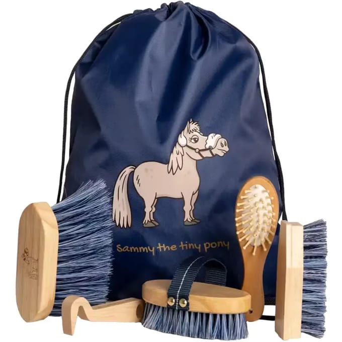 Grooming Deluxe - Sammy kids borsteltas navy set
