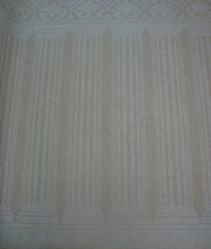 LAMBRISERINGS BEHANG PILAREN ZUILEN DUBBELBREED MET GLITTER 3657-2