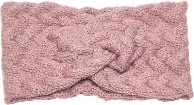 Gebreide Hoofdband / Haarband Roze | Acryl / Polyester | Fashion Favorite