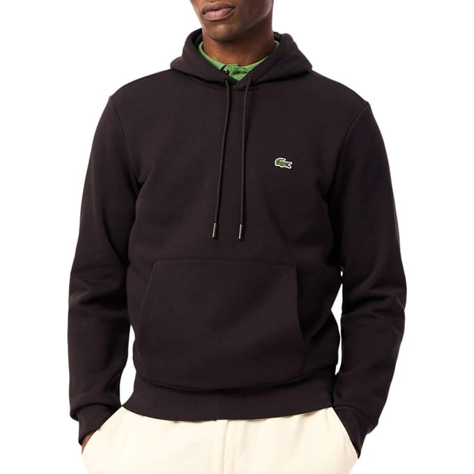 Lacoste Bio Cotton Fleece Hoodie Heren - Maat L