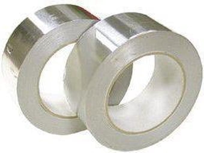 Alutape | Aluminium tape | Dampdichte tape | 50 meter (1 rol)