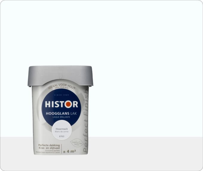 Histor Perfect Finish Lak Hoogglans 0,25 liter - Hoornwit