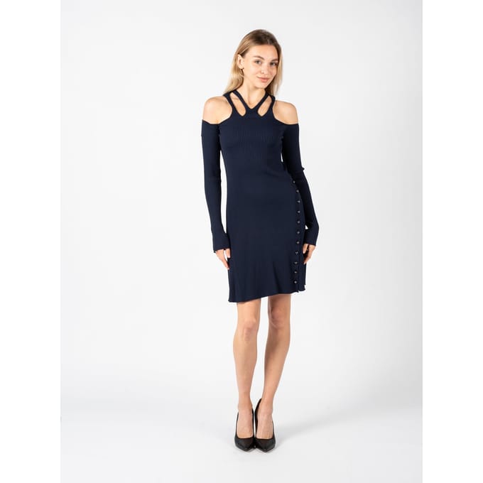 Pinko jurk Orihuela Vrouw blauw