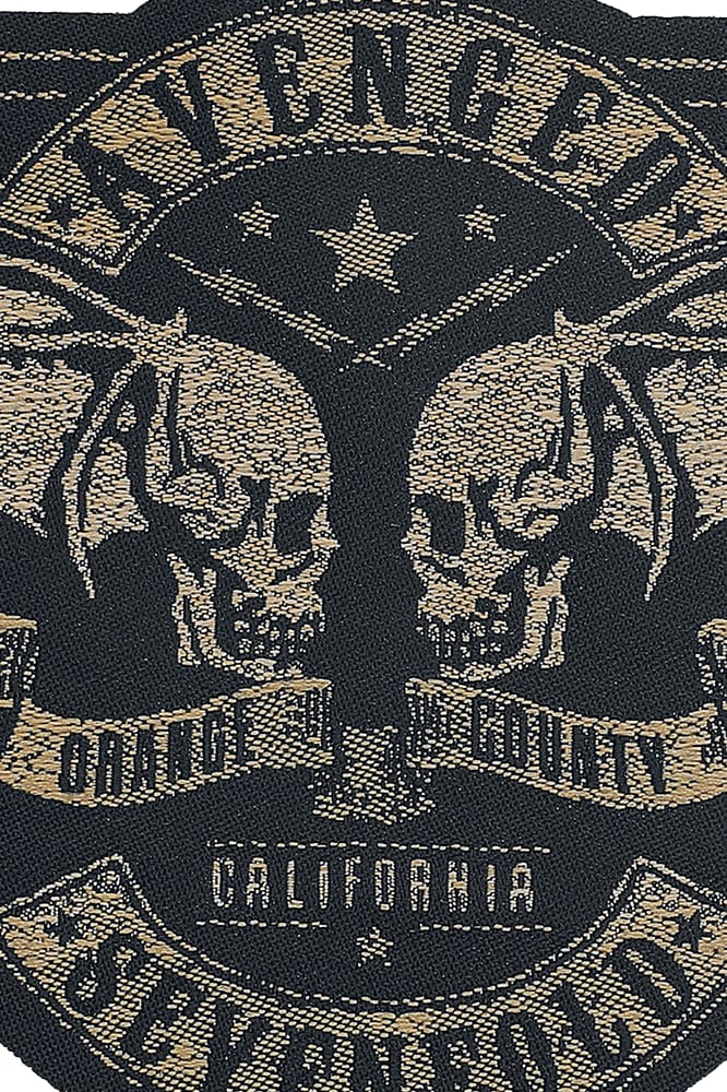 Avenged Sevenfold Patch - Orange County Cut-Out - voor Geen - zwart-beige