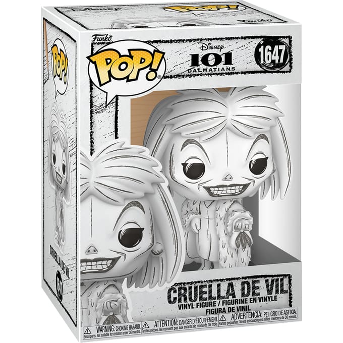 Funko! - Funko POP Vinyl Sketched - Cruella De Vil