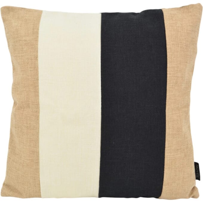 NOVÉE Sierkussen stripe jute | 45 x 45 cm | katoen