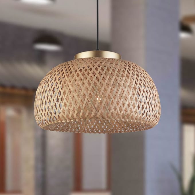 LumenXL Bohemian bamboe hanglamp Thane