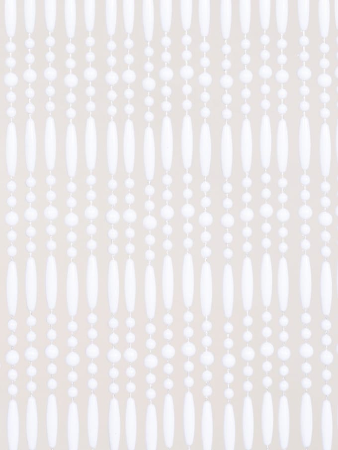 Jekra Vliegengordijnen - kralengordijn - Juno - wit - 90x210 cm