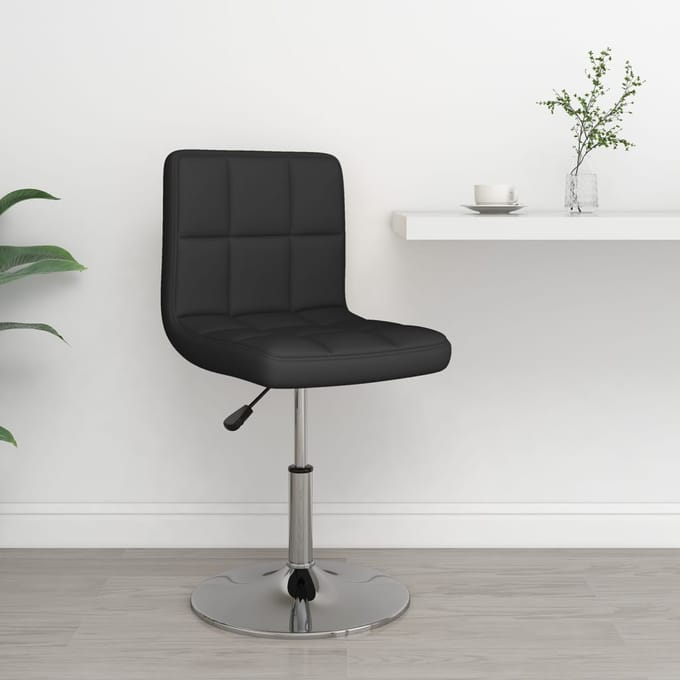 vidaXL - Barkruk - kunstleer - zwart