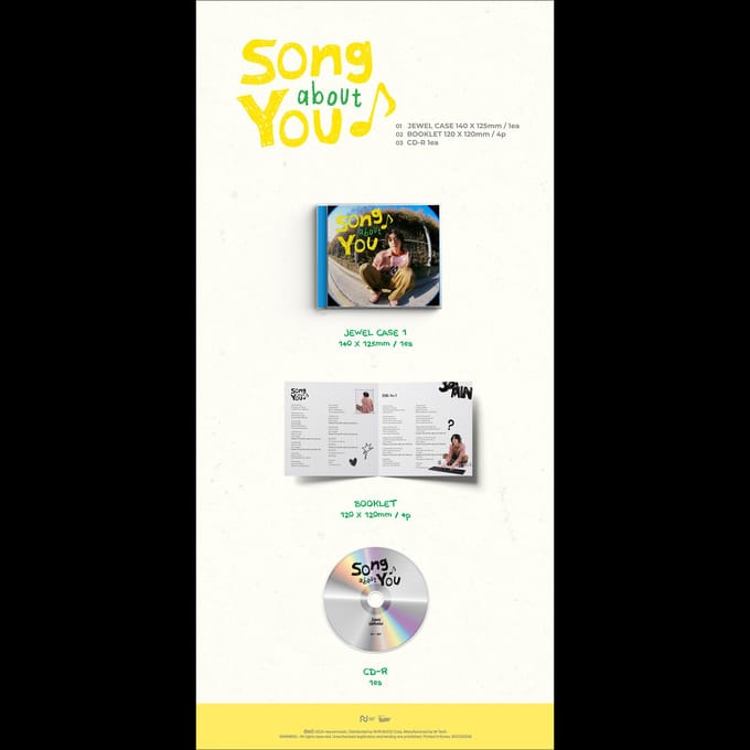 JUNG SOOMIN - DS : chanson sur TOI version Jewel. Album 1ea black
