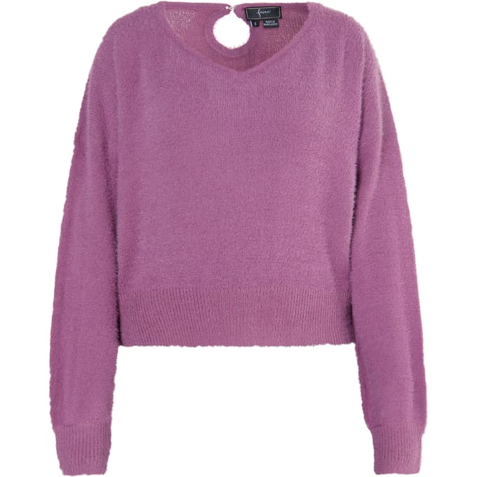 Faina Gebreide trui Dames violet