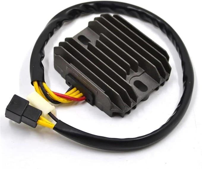 Spanningsregelaar Motor - Gelijkrichter Module - Motor Elektronica - Efficiënte Warmteafvoer - DC 12V - Zwart