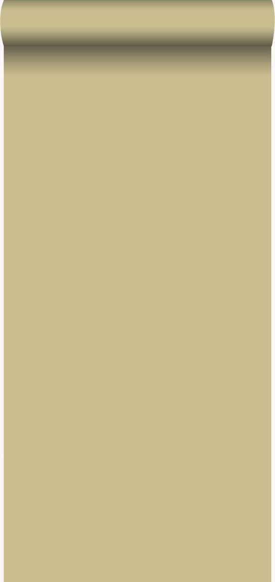 Origin Wallcoverings behang effen glanzend goud - 53 cm x 10.05 m - 346502