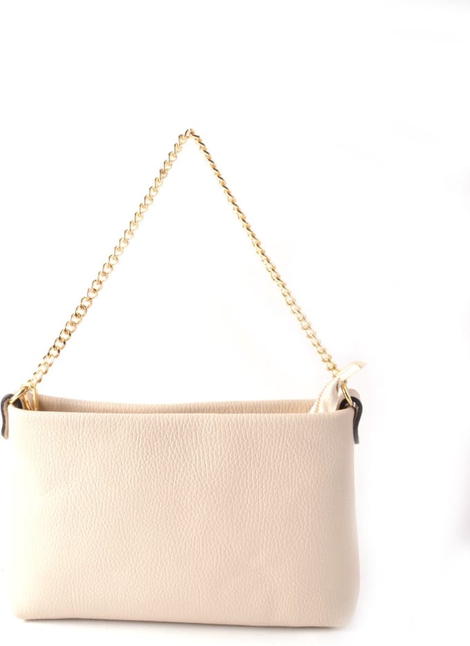 Giuliano schoudertas Shanna - Beige - Dames - Made in Italy