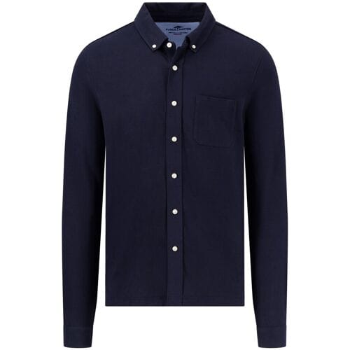 Fynch-Hatton Overhemd Polo Shirt Premium Cotton Navy / male