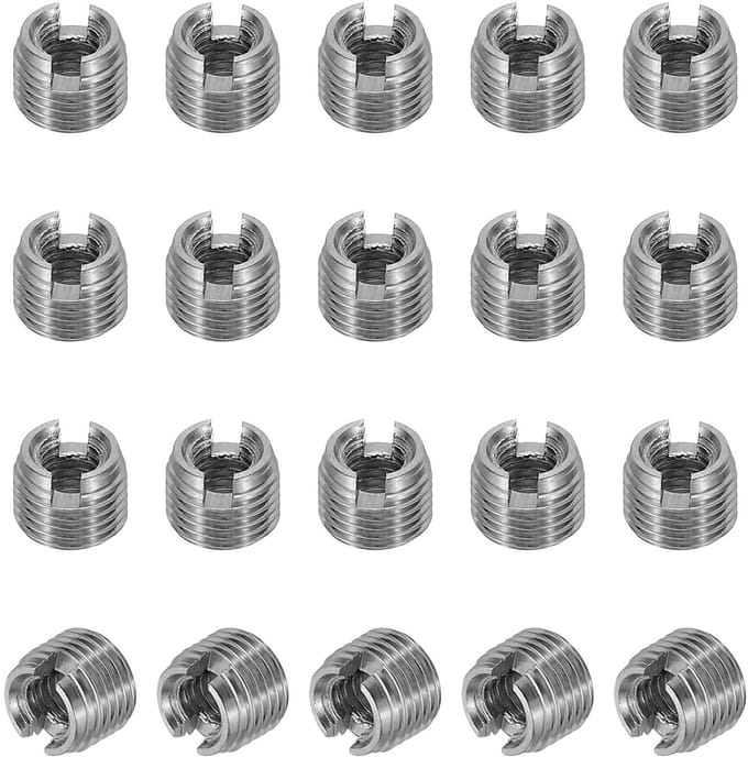 Zelftappende Draad Inserts 20 Stuks M3 x M5 x 4mm, Draadverbinders van RVS 303, Draadadapter en Reparatie Inserts