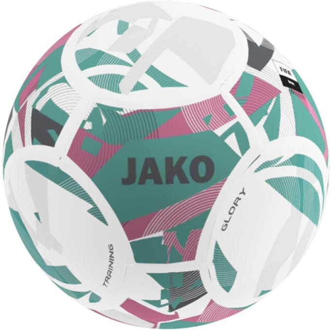 Jako Glory Kunstgrasbal - Wit / Roze / Cool Grey | Maat: 5