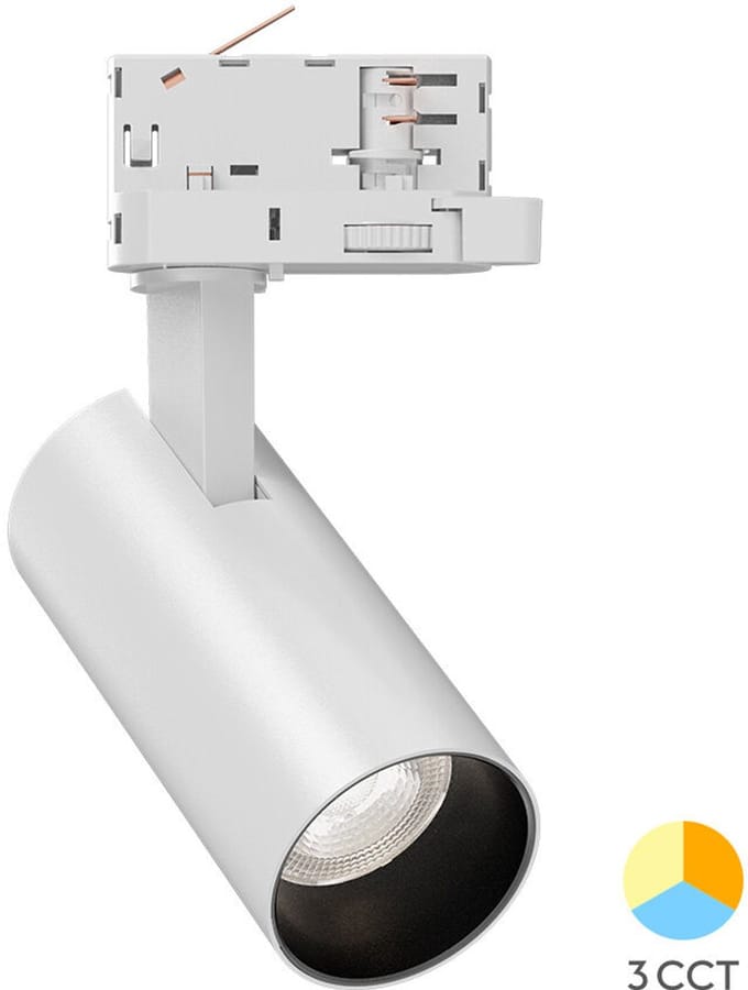 LED Railspot - Track Spot - Braytron - 3-Fase - 15W 1560lm 38D - Aanpasbare Lichtkleur CCT - Wit