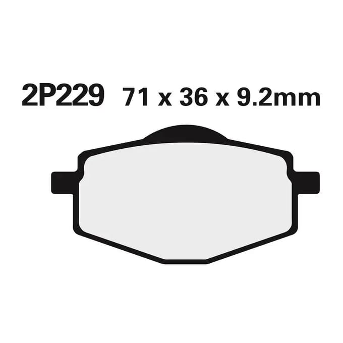 Semimetalen remblok Nissin 229GS