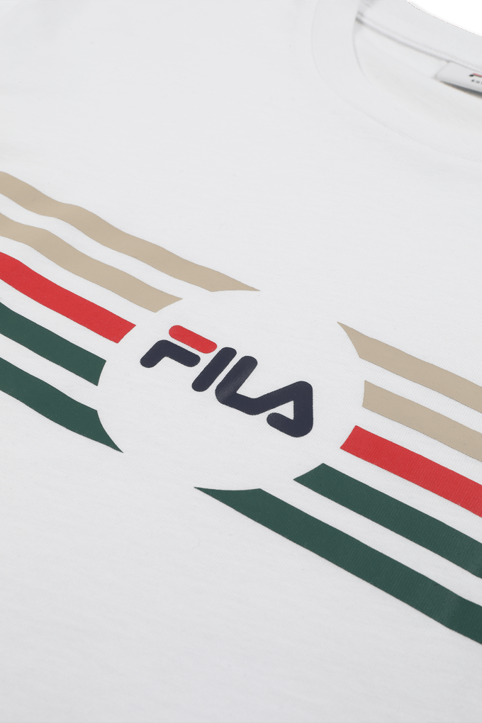 FILA Padule Regular Logo Graphic T-shirt Bright White Taglia: S | Magliette basic Outlet | Uomo | Bianco