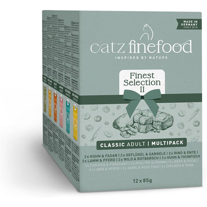 60x85g catz finefood Mixpakket 2 nat kattenvoer