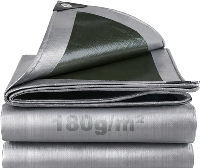 Dailygoods - Waterdichte PE Tarpaulin 3x4m - UV-bestendig en scheurbestendig