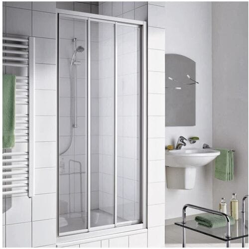 Kermi Ibiza 2000 sliding door 3-piece 80 x 185 cm I2STD080181AK