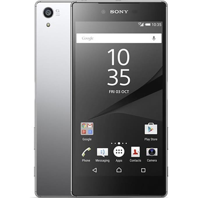 Gerenoveerde Sony Originele Sony Xperia Z5 Premium E6833 Dual SIM / E6853 Single SIM 3GB + 32GB Mobiele telefoon E6833 Simple Set zilver