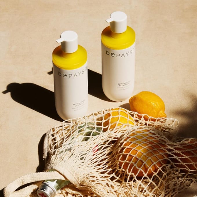 Depaysmo Ensemble Revitalisant pour Cheveux Shampooing Traitement NONE white