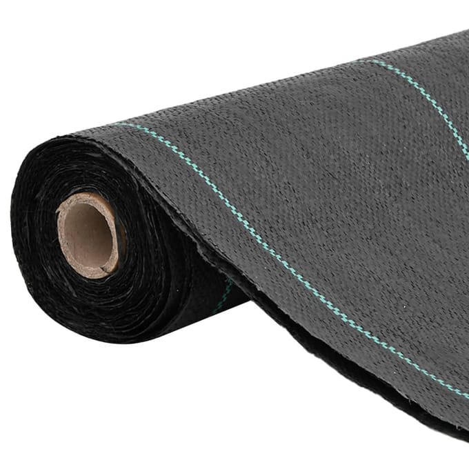 vidaXL - Onkruidmembraan - Zwart - 0,5x50 - m - PP