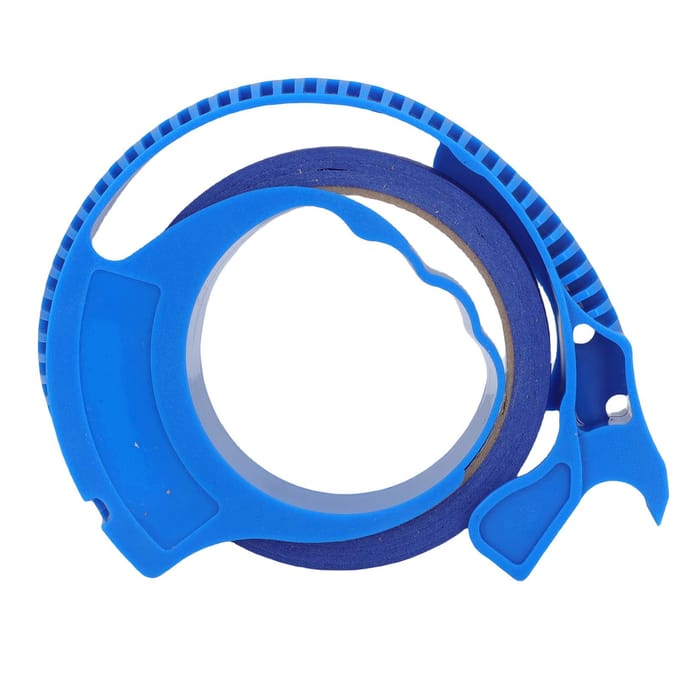Maskeerverf Tape Applicator 25mm Draagbare Maskeerverf Tape Dispenser met Tape in dezelfde kleur voor blue