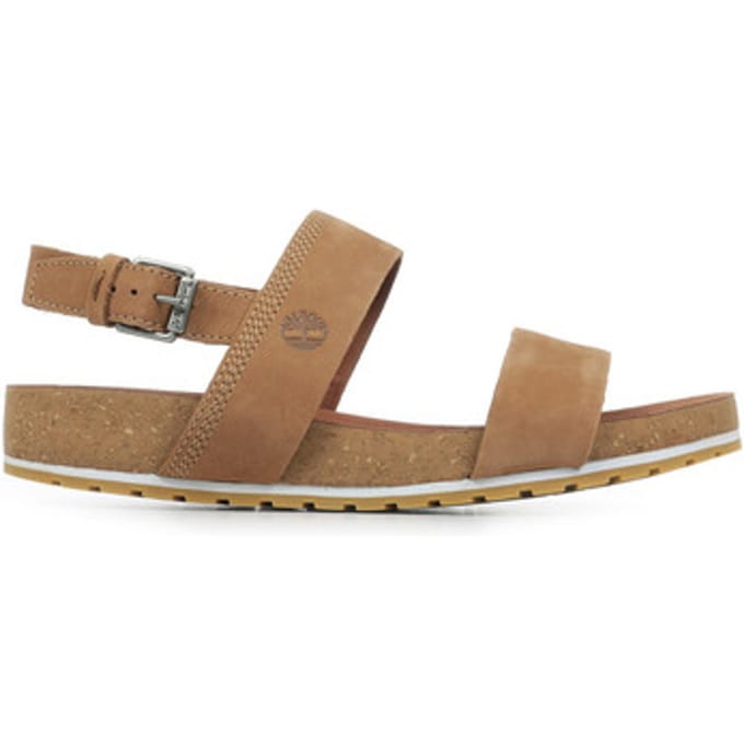 Timberland Malibu Waves 2-band Brede Sandalen Bruin EU 37 Vrouw