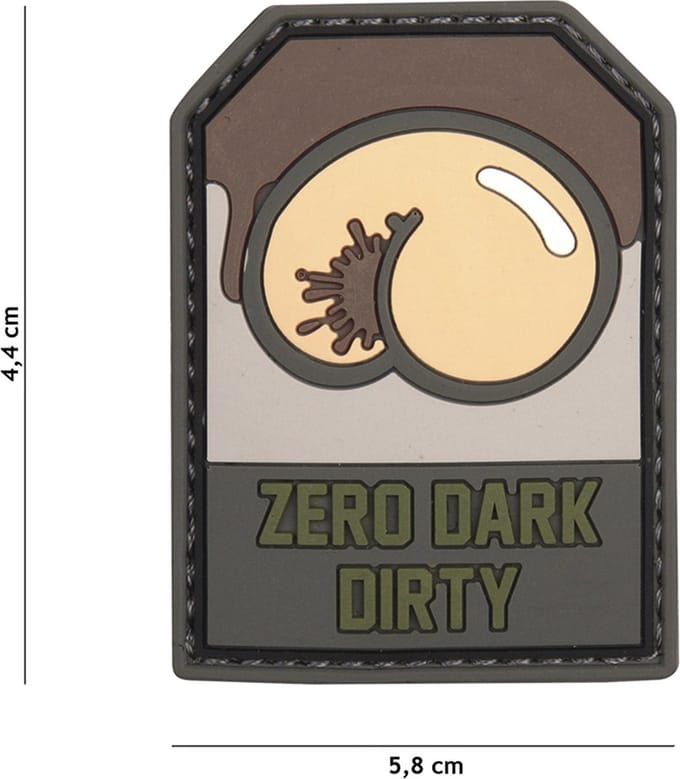 101 Inc Embleem 3D Pvc Zero Dark Dirty Multi  9042