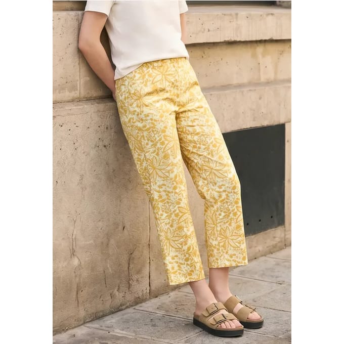 Loose Fit culottes met bloemenpatroon