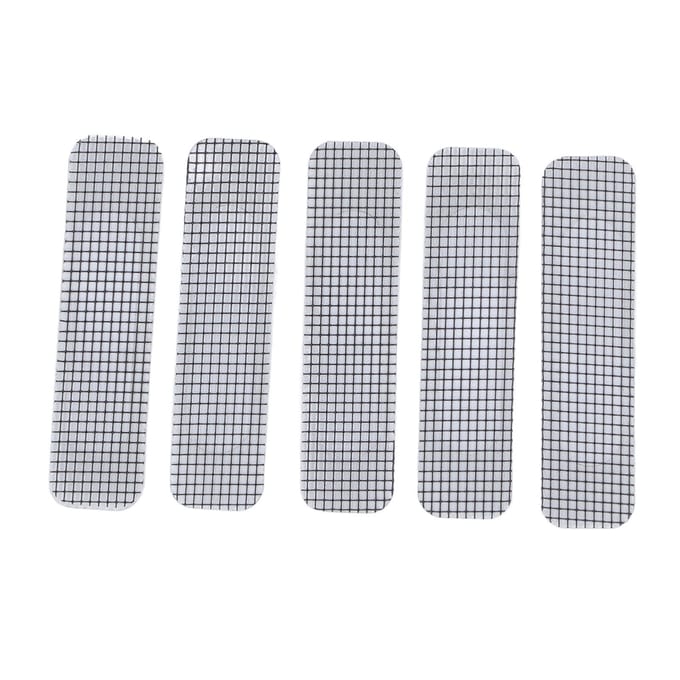 20 pièces Patchs de réparation d'écran de fenêtre Acier inoxydable Auto-adhésif Recouvrant Maille Ruban Set pour fenêtre white