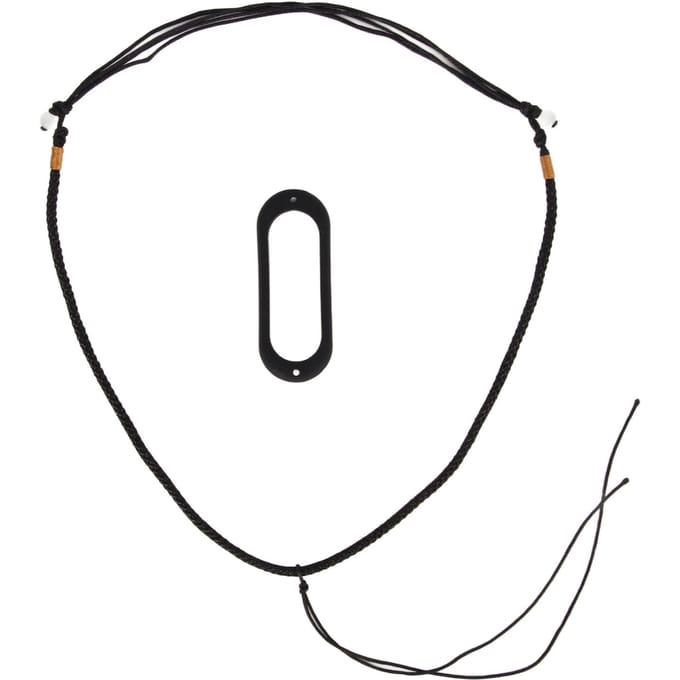 Siliconen Hoesje voor Mi Band 7 6 5 2 Gatschaal Ketting Touw Horloge Gereedschap Accessoires black