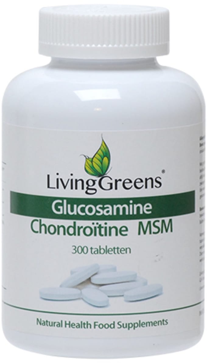 Livinggreens Glucosamine chondroitine MSM 300 Tabletten