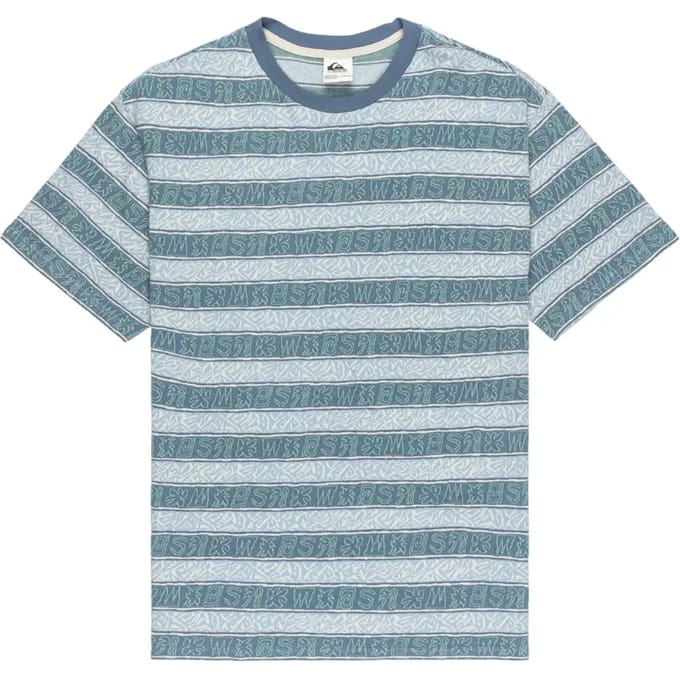 Quiksilver Sassi Jacquard T-Shirt blauw