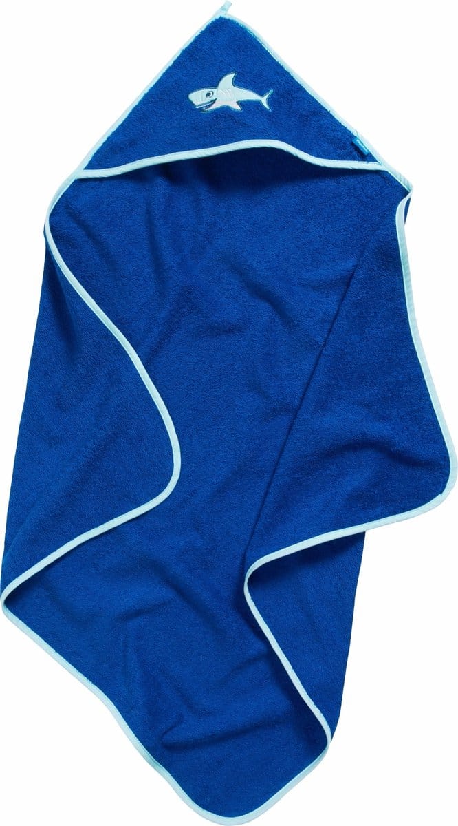 Playshoes - Baddoek met capuchon - Haaien - maat Onesize