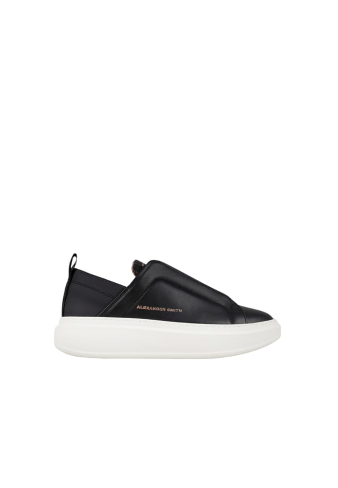 asbcwlw-0602-blk Alexander Smith Vrouwen leder zwart