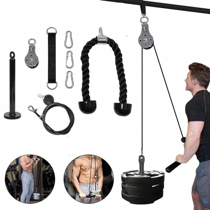 Drążek Serie - Krachtstation - 2cm Diameter - 100kg Capaciteit - Nylon Kabel