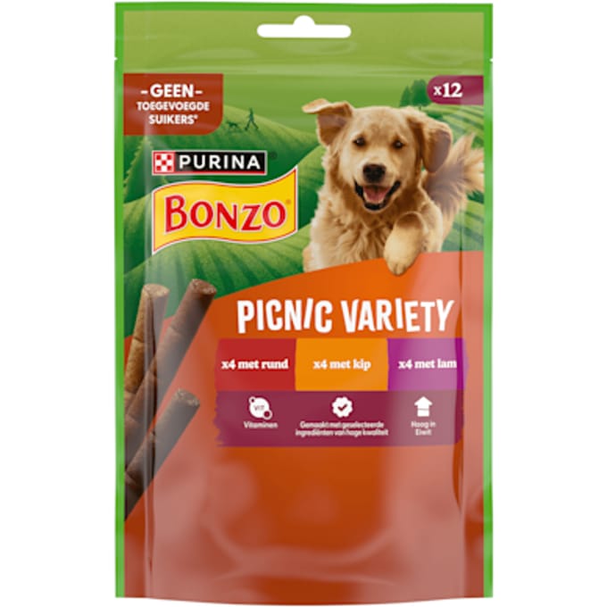 Bonzo Picnic Variety - Hondensnacks - 100 g